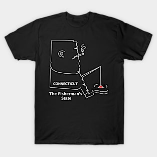 A funny map of Connecticut T-Shirt